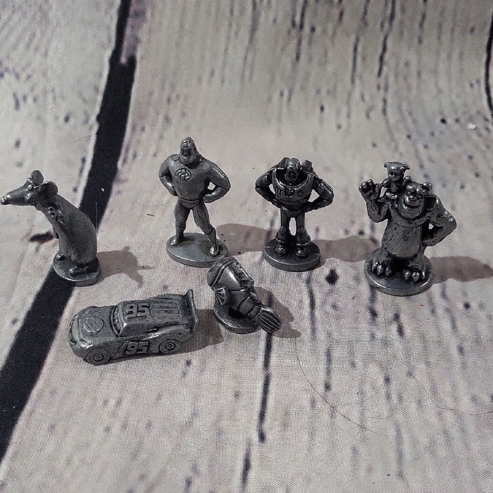 Disney Pixar Metal Monopoly Pieces